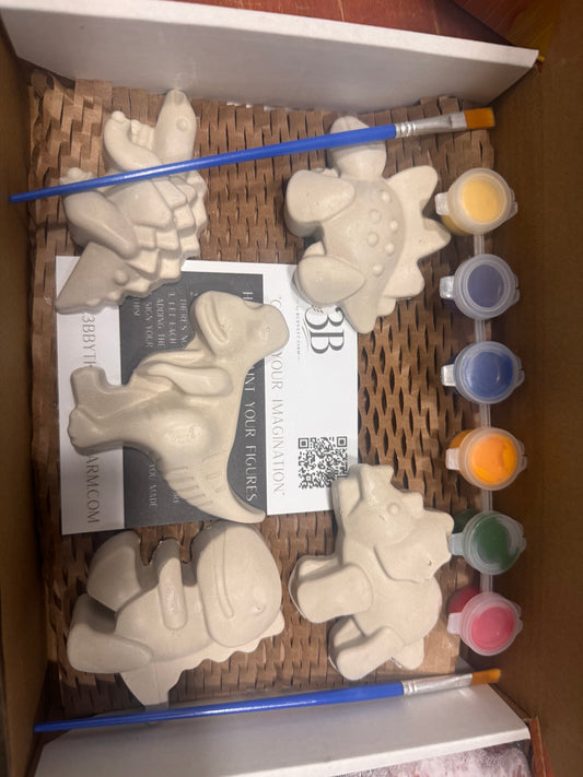 5pk Dinosaur Paint Kit